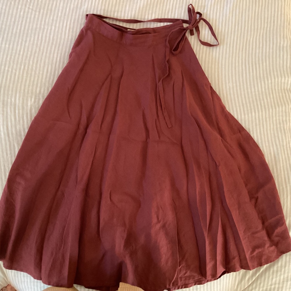 NPL Goda Maxi skirt in Marsala L